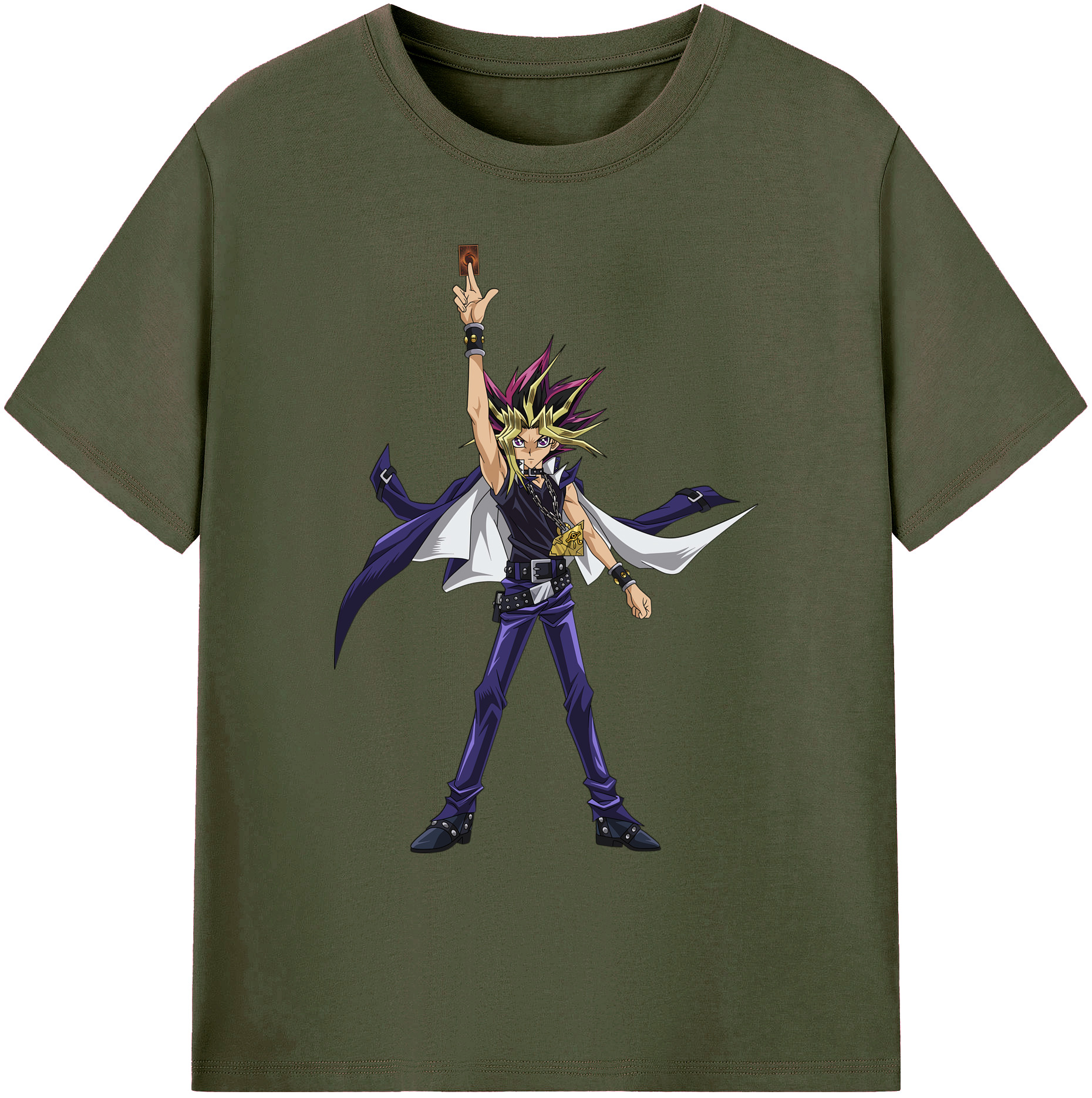 （画像用） 遊☆戯☆王 Yu-Gi-Oh! 綿100％ メンズ半袖Tシャツ｜肌触りやわらか＆通気性